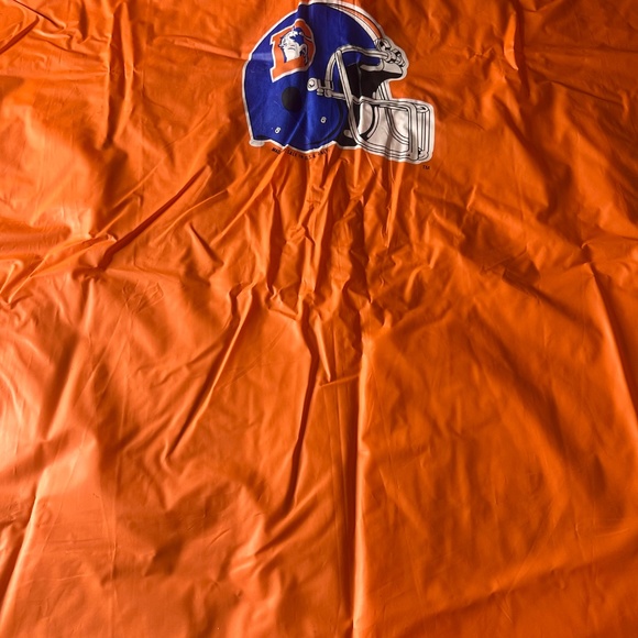Denver Broncos Vintage Vinyl Hooded Poncho - Picture 2 of 7